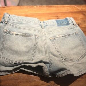 Abercrombie & Fitch Light Blue Jean Shorts